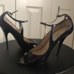 Jimmy Choo Petrol patent sandal